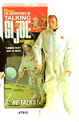 Gijoe Gi Joe Talking Astronaut Cloth Hat Cap Helmet AT white  AT 