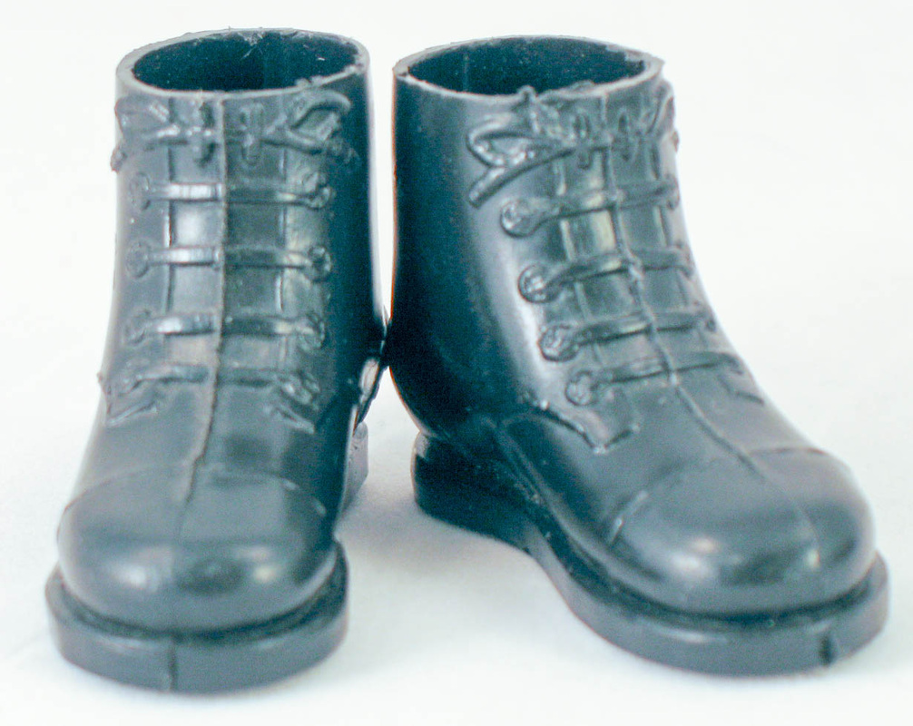Vintage Action Man late issue boots original 