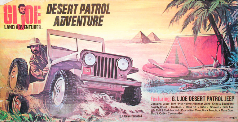 GI Joe 1964 1971 Jeep Desert Patrol Aventure Tan Fusil Reste New replacementpart 